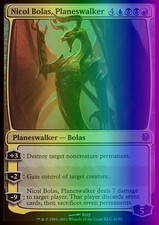 MTG Nicol Bolas, Planeswalker (42/85) DD Ajani vs. Nicol Bolas LP FOIL