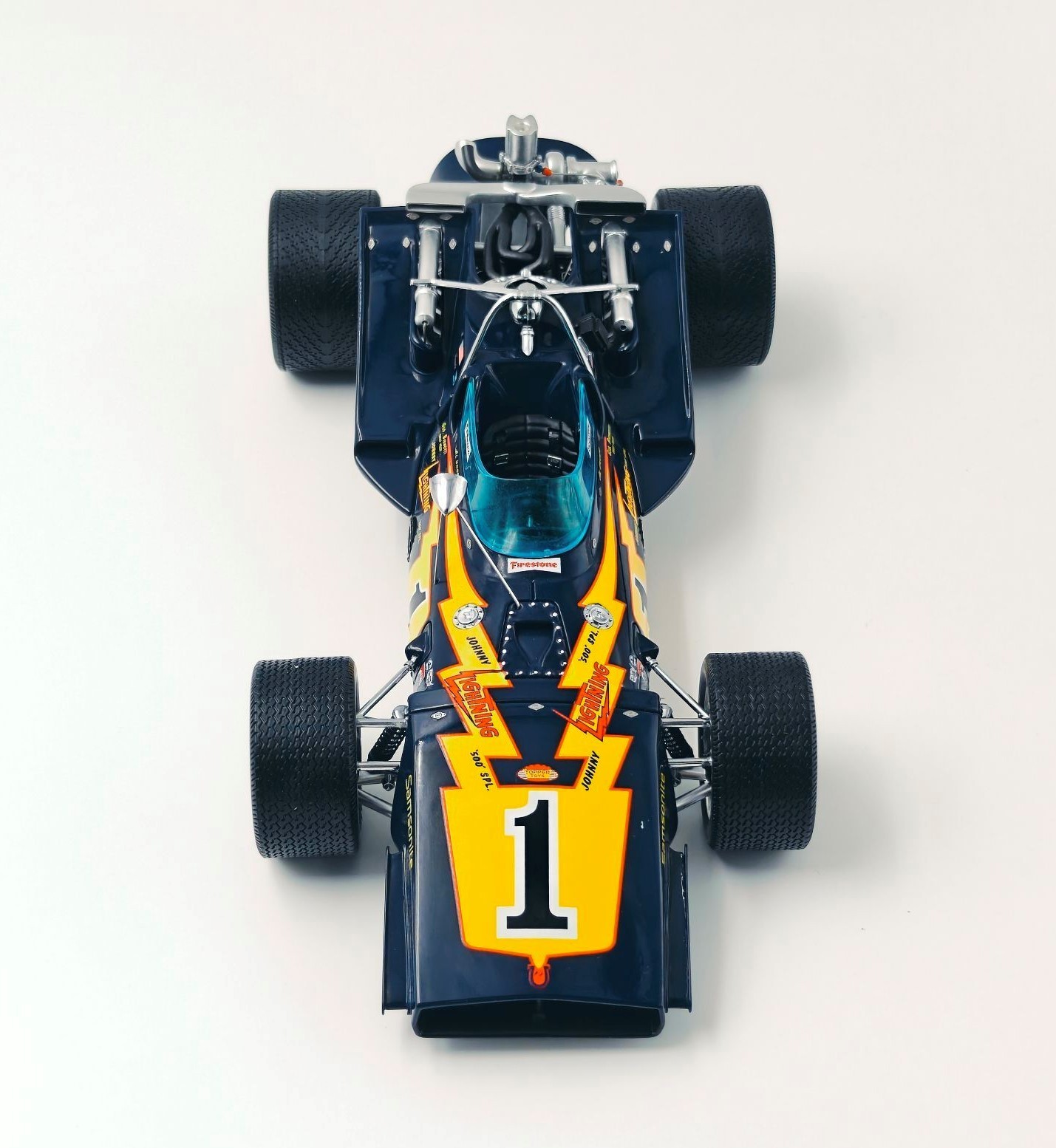 AL UNSER SR JOHNNY LIGHTNING 71 INDY 500 WINNER REPLICARZ 1:18 RACE CAR ...