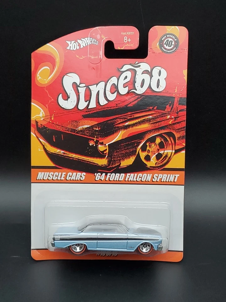 2008 Hot Wheels Since ‘68 64 Ford Falcon Sprint #10/10 - Image 2 of 4