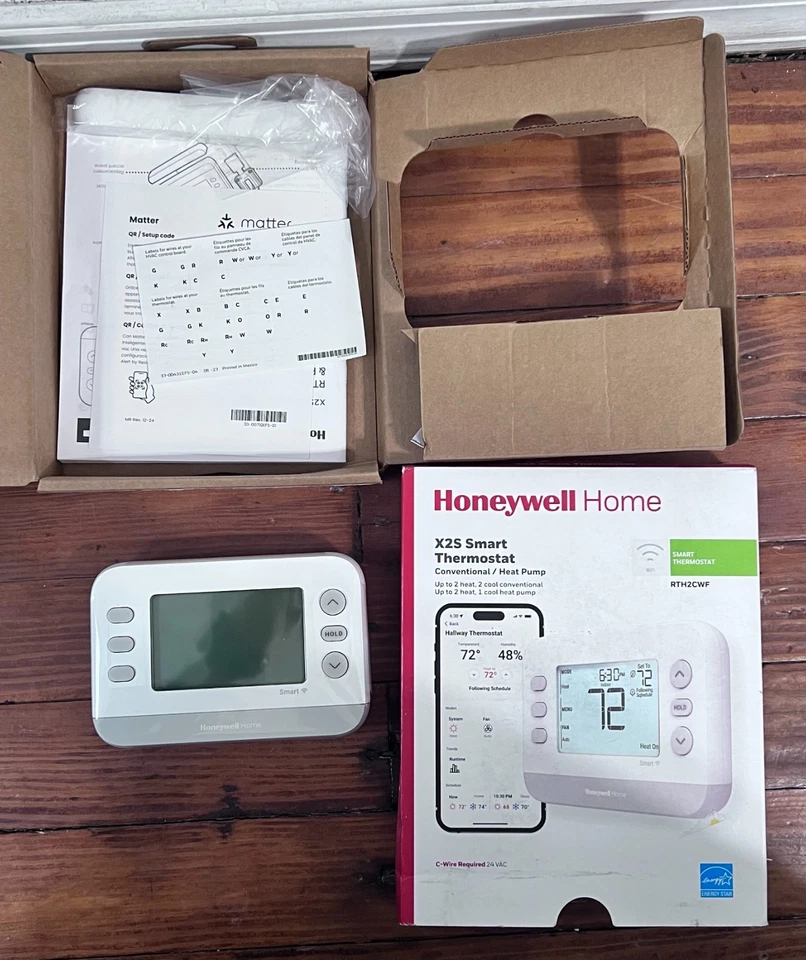 Honeywell Home X2S Smart Thermostat, Conventional/Heat Pump, Wi-Fi Thermostat - Image 4 of 4