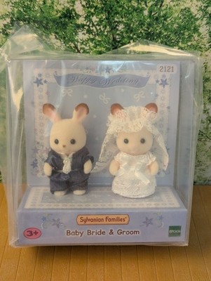 Sylvanian Families - RESERVIERT Baby Braut & Bräutigam NEU