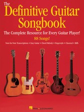 The Definitive Guitar Songbook Tab Sheet Music Chords 88 Songs Hal Leonard Book