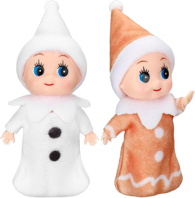 2 Stück Weihnachtself Figur Weihnachtswichtel Figuren Weihnachtsdeko Geschenk