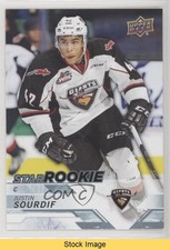 2018-19 Upper Deck CHL Star Rookies Justin Sourdif #386 READ 3a3