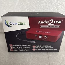 ClearClick Audio to USB 2.0 Second Generation Audio Capture Device