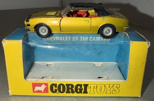Vintage Boxed Corgi Toys No. 338 Chevrolet SS350 SS 350 Camaro