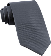 Extra Long Ties for Men Woven Big and Tall Tie Mens Ties : XL Solid Color Neckti