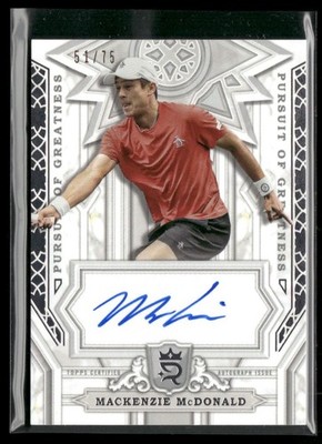 Mackenzie McDonald 51/75 2024 Topps Royalty Collection Pursuit of Greatness