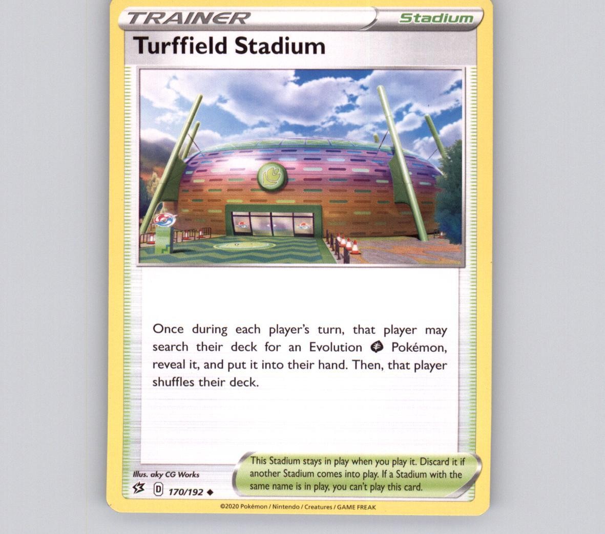 Turffield Stadium 170/192 UC Rebel Clash NM Pokemon