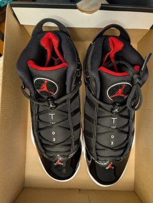 NIKE Air Jordan 6 RINGS 'BRED' Black Red 322992-062 Mens Size 11.5