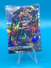 2024 Panini Prizm WNBA #70 Cracked ice Prizm Aaliyah Edwards Mystics