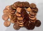 1955-P BU Roll of 50 Lincoln Wheat Cents - Actual Uncirculated Coins Shown #3