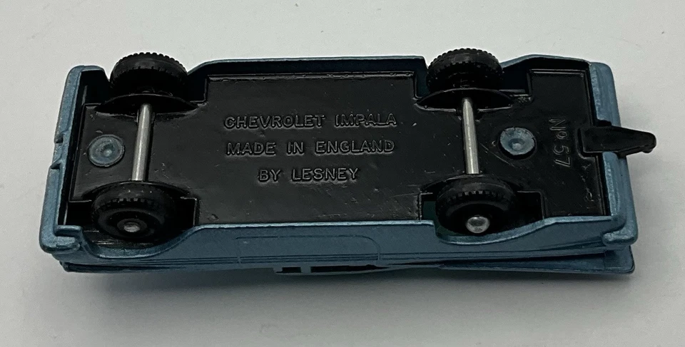 1961 Matchbox Lesney Chevrolet Impala #57 With Original “D” Box - Image 2 of 4