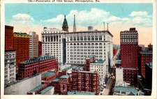 Philadelphia Pennsylvania PA : PANORAMIC SCENE d/24 BF1882