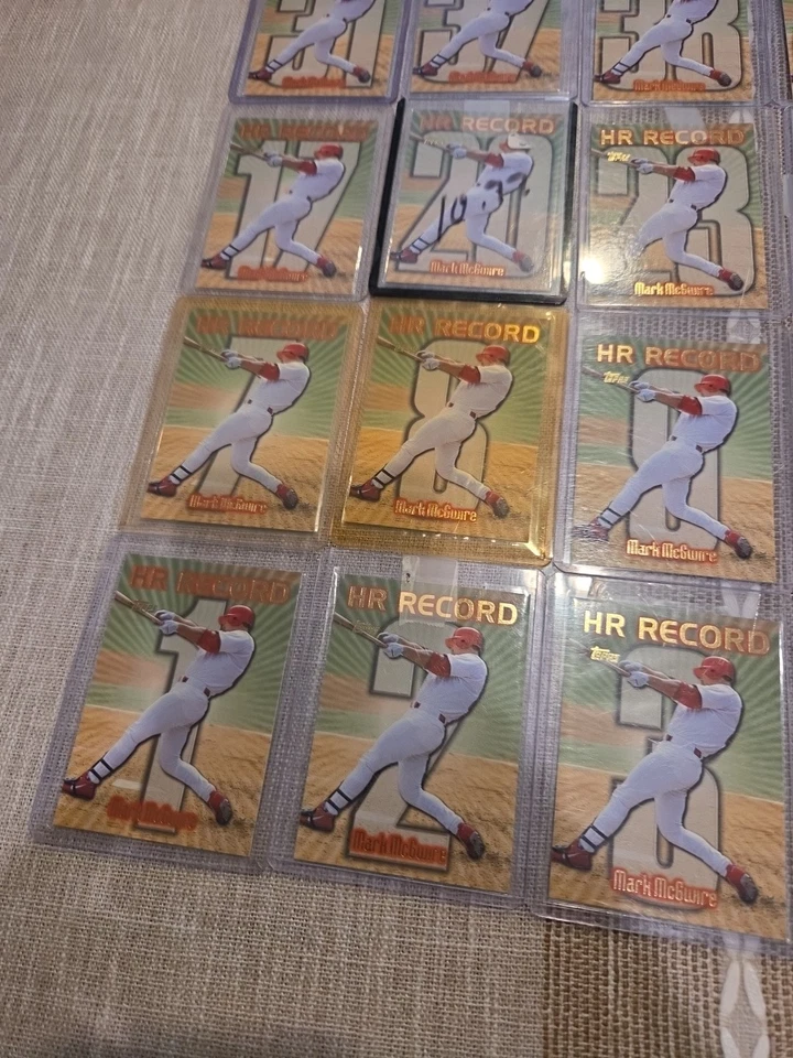 (37) Tarjetas de jonrón Mark McGwire 199 Topps todas diferentes Foto 2 de 4