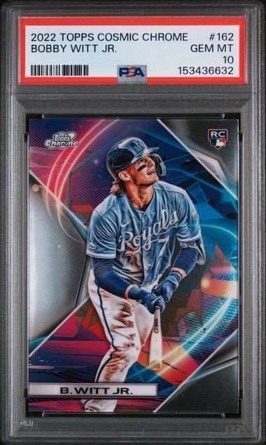 2022 TOPPS COSMIC CHROME #162 BOBBY WITT JR. ROOKIE RC🔥 PSA 10 GEM MINT