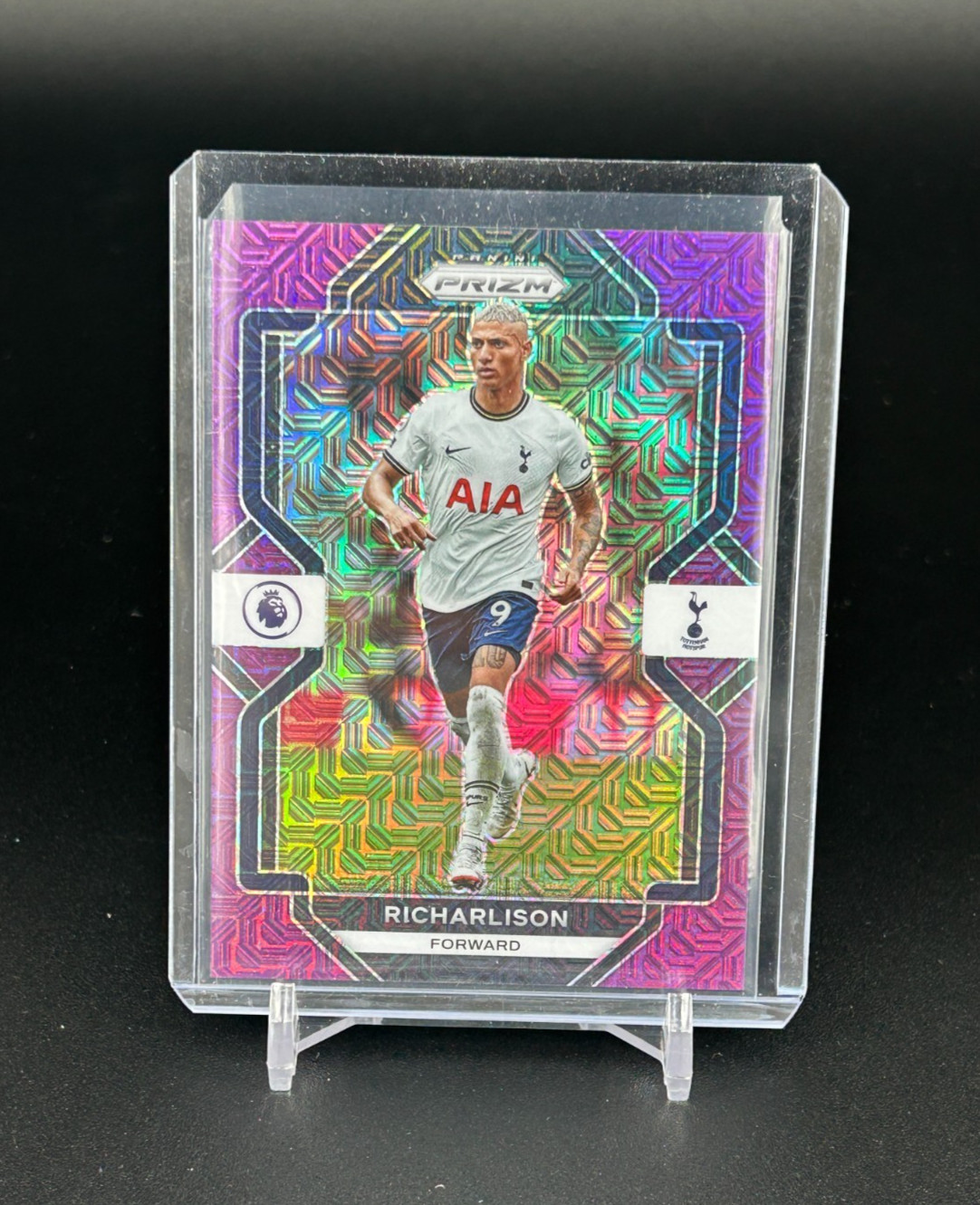 Richarlison 2022-23 Prizm Premier League Purple Mojo #/20 Tottenham Hotspur SP