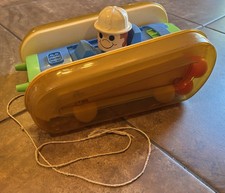 Kusan Toys Vintage "Endless Track Supported Vehicle" 33 USA Pull Along Balls