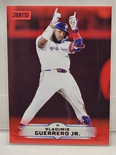 Vladimir Guerrero Jr. RED PARALLEL 2025 Topps Stadium Club #174 Blue Jays