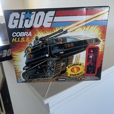 Hasbro G.I.Joe Retro Cobra Hiss Tank w  3.75 inch Driver Action Figure Black MIB