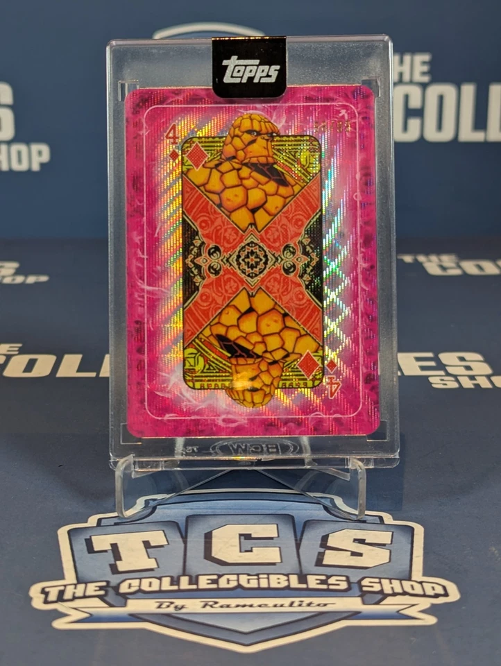Marvel Mint THE THING /99 Gambit Player Deck SSP Topps !!! - Photo 1/1