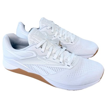 Reebok Nano X4 Indoor Trainingsschuhe Fitnessstudio Gewichtheben weiß Damen UK 7,5