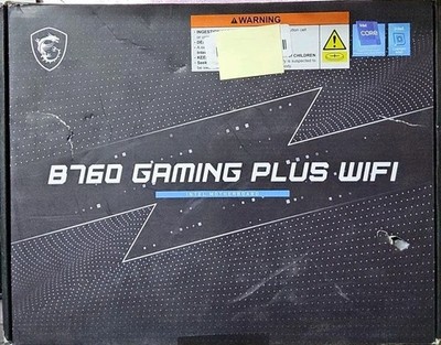 +MSI B760 Gaming Plus WiFi Intel Motherboard DDR5 - *NEW OPEN BOX*