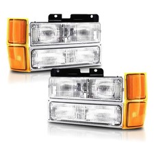 Chevy Obs Truck Headlights Assembly 94-98 Compatible Replacement Parts Chevy Obs Truck Headlights Assembly 94-98 Compatible Replacement Parts