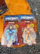 Masters of the Universe Origins Deviated He-Man & Skeletor Figure Unpunched