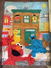 Sesame Street Toddler Blanket Elmo Cookie Ernie Bert Big Bird 42x57 inch