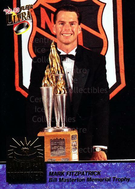 1992-93 Ultra Award Winners #7 Mark Fitzpatrick, Masterton Trophy