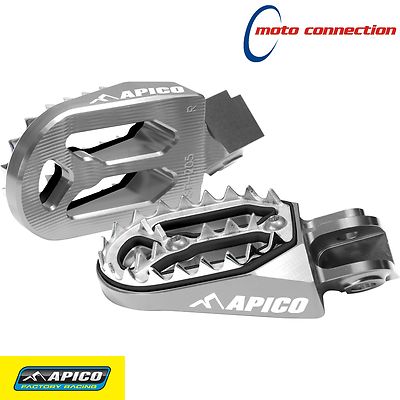 APICO FUSSRASTEN GRAPHIT für KTM EXC XC EXCF 125 150 250 300 350 450 525 07-15