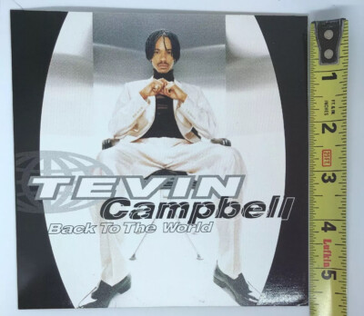 Tevin Campbell “Back To The World” Promotional Sticker. Music