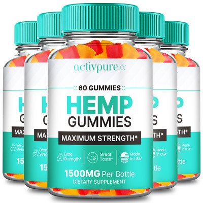 (5 Pack) Activ Pure Gummies, ActivPure Natural Health & Wellness Support Gummy 