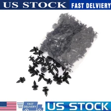 8mm Bumper Clips Auto Car Hole Retainer Rivets Fastener Fender Push Pin 120Pcs