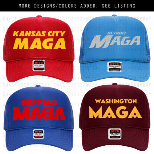 NEW Various Football Maga Trump Mash Up Custom Foam Mesh Snapback Trucker Hats