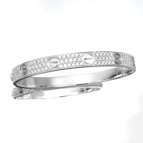 Bracciale CARTIER Love #16 WG diamante 16 braccialetto da donna