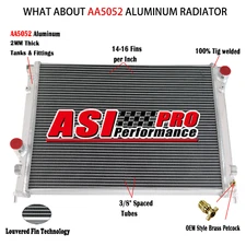 3 Row Radiator For 2009-2023 Dodge Charger Chanllenger Chrysler 300 3.6L V6 MT