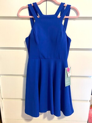 B. Smart Royal Blue Style Juniors Party Dress with Straps (Size 5 or Small)  New | eBay