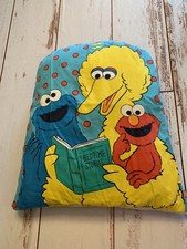 Sesame Street Sleeping Bag Blanket To Pillow Big Bird Elmo Cookie Monster