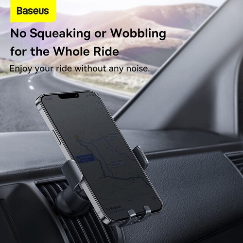Baseus Upgraded Air Vent Mount Gravity Car Phone Holder Stand For iPhone Samsung - Picture 3 of 17