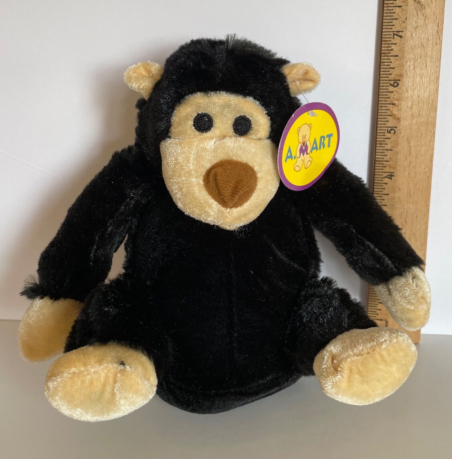 A. Mart Corp. Brown Soft Monkey Plush Stuffed Animal