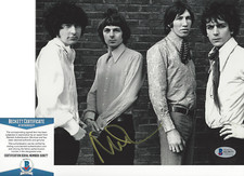 PINK FLOYD DRUMMER NICK MASON SIGNED AUTOGRAPH 8X10 PHOTO PROOF BECKETT COA BAS!