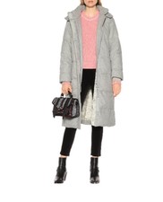 New Rag & Bone Gray Jenset Quilted Down Wool Blend Coat Size Extra Small Xs