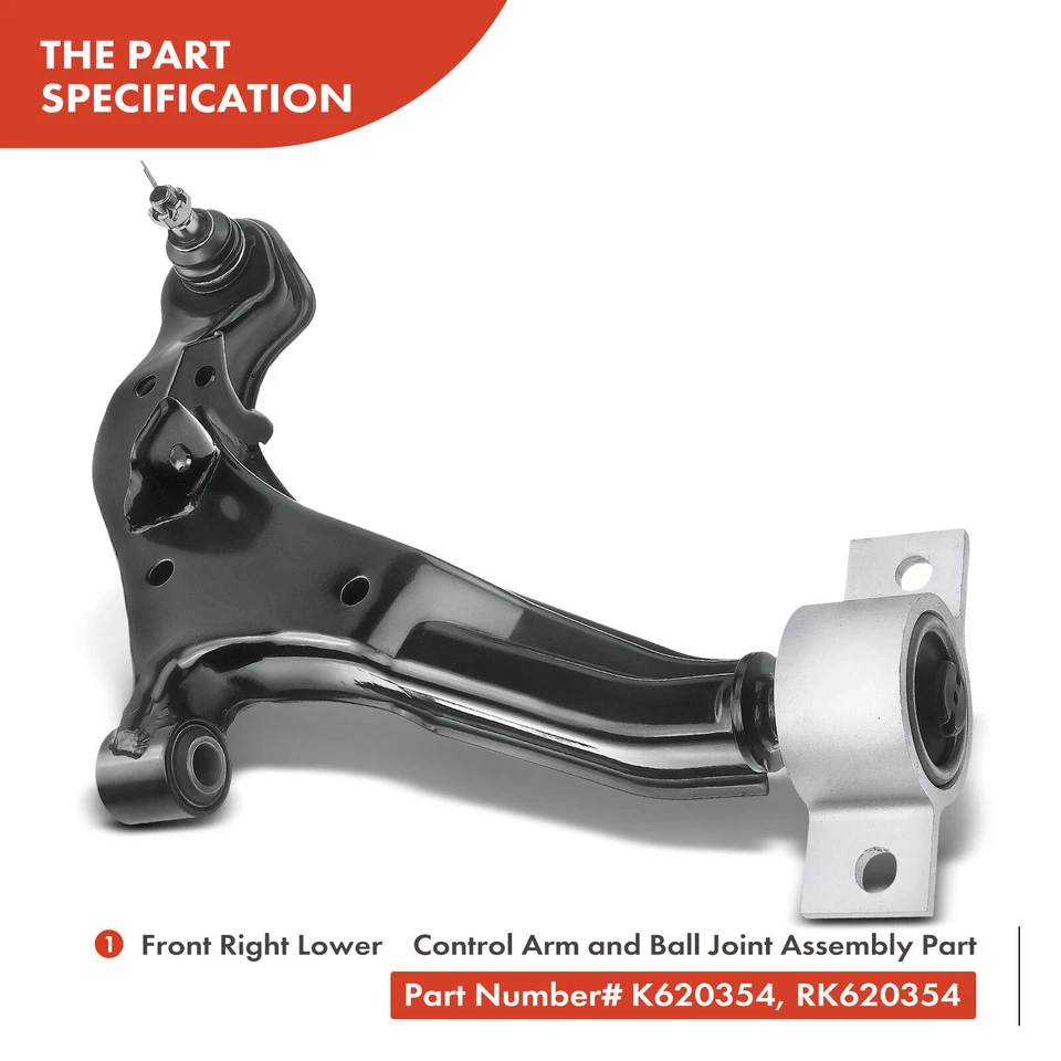 4x Braço de controle inferior dianteiro e conjunto de junta esférica para Nissan Maxima Infiniti I30 - Imagem 4 de 4