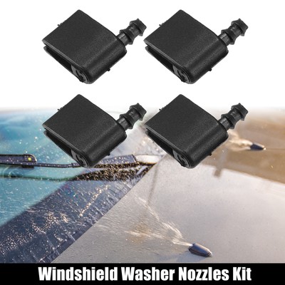 1PCS Universal Car Windshield Washer Wiper Water Spray Nozzle Black Fan Shaped Adjustable Nozzle – Buy The Best Products In The Online Store - Foto 7