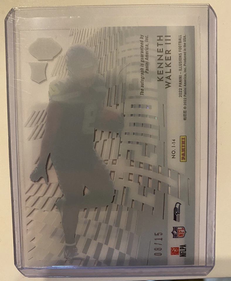 Kenneth Walker III - Illusionists Auto Black 08/15 - Seattle Seahawks - Image 3 of 4