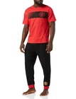 Manchester United F.C. Mens Cotton Pyjamas Man Utd PJs Official Merchandise