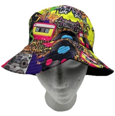 Vintage Street Style 90s Bucket Party Hat New