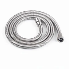60-Inch Long Brushed Nickel Flexible Stainless Steel Hose Replacement Universal 